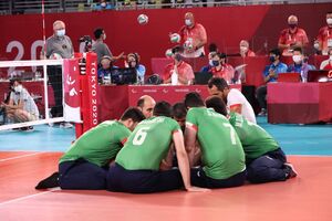 رقابت تیم ملی والیبال نشسته ایران و چین