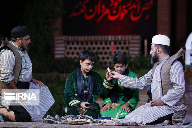 عکس/ تعزیه خوانی «شبیه حسین (ع)»