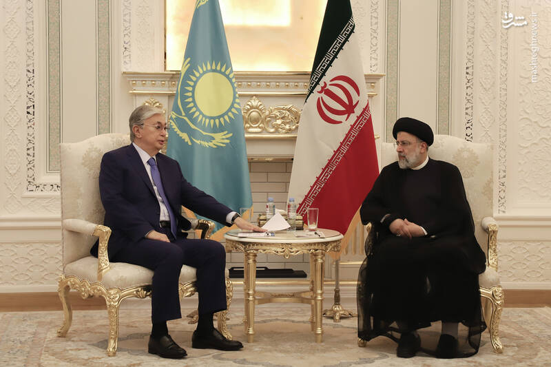 دیدار رئیس جمهور قزاقستان با رئیسی