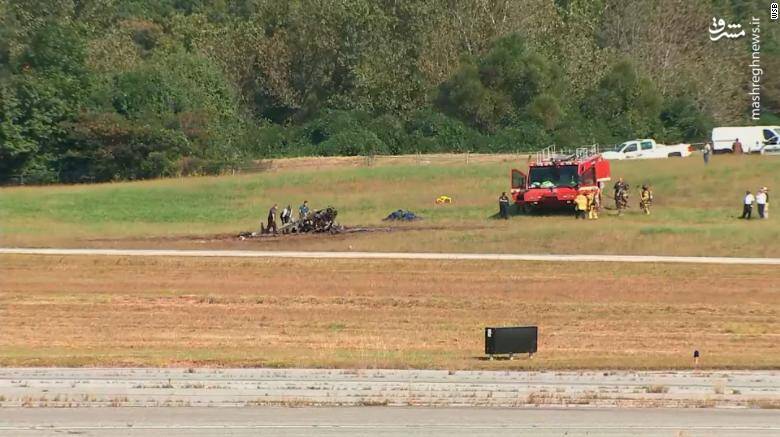 چهار کشته بر اثر سقوط هواپیما در جورجیای آمریکا +عکس