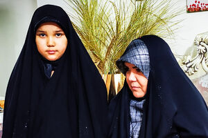 نگرانی همسر شهید برای دخترش نازنینزهرا + عکس رزمنده فاطمیون، شهید مرتضی خدادادی - کراپشده