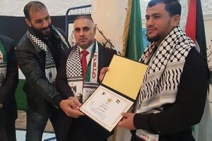 زخم کاری ورزشکار الجزایری به صهیونیستها / درس آزادگی و مقاومت با اسم رمز «حماس»