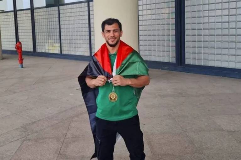 زخم کاری ورزشکار الجزایری به صهیونیست‌ها/ درس آزادگی و مقاومت با اسم رمز «حماس»