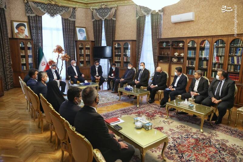 دیدار مدیران شرکت‌های بزگ ترکیه‌ با رئیس مجلس