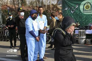 زن سارقی که در طرح رعد پلیس دستگیر شد