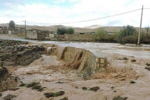 فیلم/ روستای کروچان زیر آب رفت