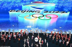 عکس/ چند قاب از افتتاحیه المپیک زمستانی پکن