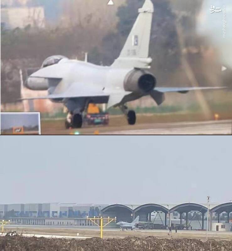 عکس/ رویت شدن اولین J-10 پاکستانی در چین
