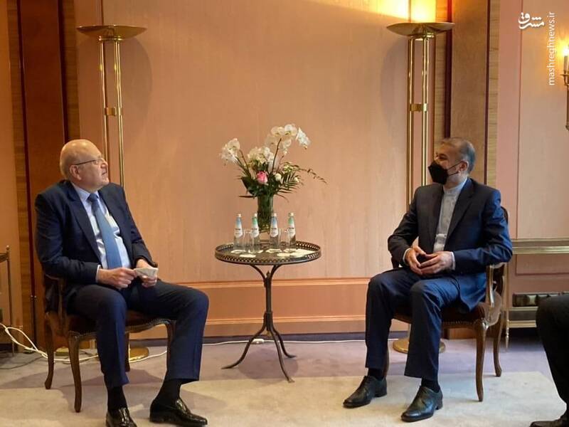 ملاقات امیرعبداللهیان با نخست وزیر لبنان