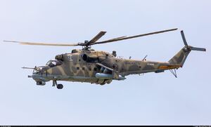 لاشه یک بالگرد Mi-24P روسیه
