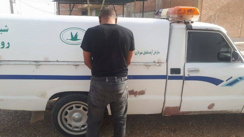 راننده خودروی حمل جنازه سارق از آب در آمد