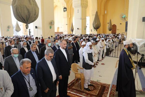 استقبال مردم حیدرآباد هند از امیرعبداللهیان +عکس