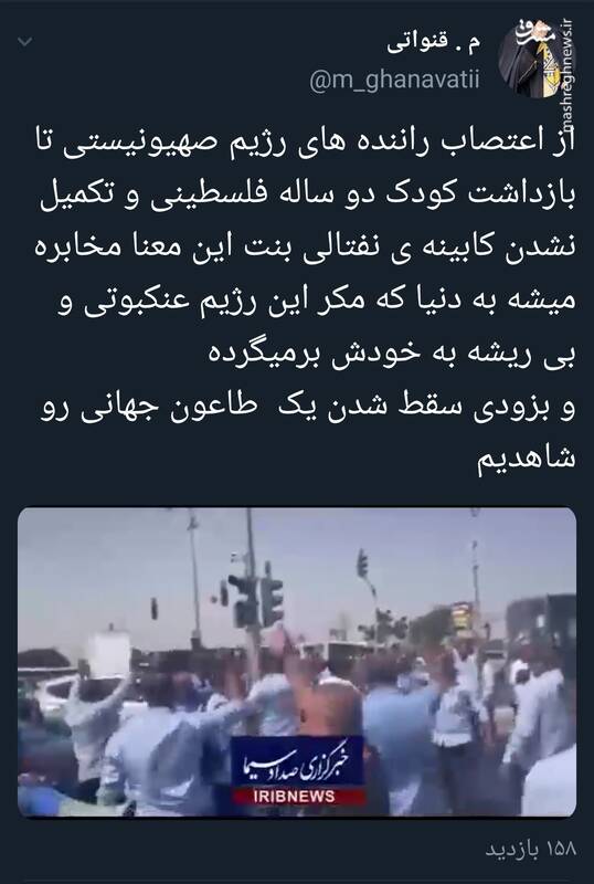 وقتی مکر رژیم عنکبوتی و بی ریشه به خودش برمیگرده+فیلم