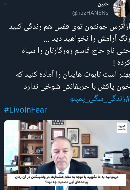 #زندگی_سگی_پمپئو سوژه توییتریها شد