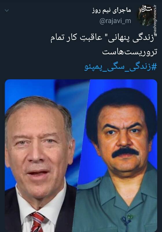 #زندگی_سگی_پمپئو سوژه توییتریها شد