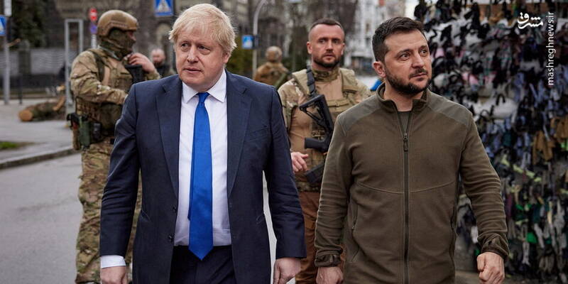بوریس جانسون: پیروزی روسها در اوکراین فاجعه آمیز خواهد بود/ توپخانه ارتش روسیه روزانه ۷۵ هزار گلوله شلیک میکند/ پشیمانی امریکا از ارسال پهپادهای رزمی برای اوکراین +تصاویر