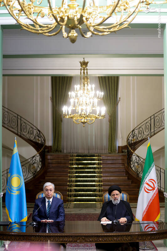 عکس/ امضاء اسناد همکاری بین ایران و قزاقستان