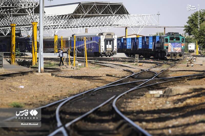 عکس/ افتتاح خط ریلی قزاقستان به ترکیه از ایران