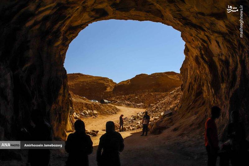 عکس/ تونل نمکی گرمسار