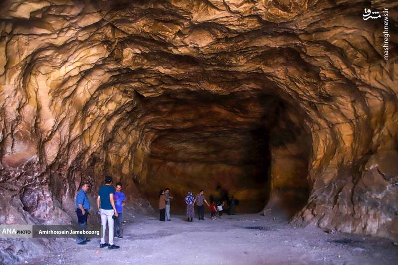 عکس/ تونل نمکی گرمسار