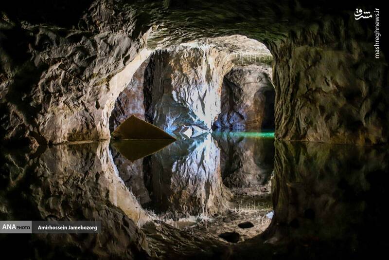 عکس/ تونل نمکی گرمسار