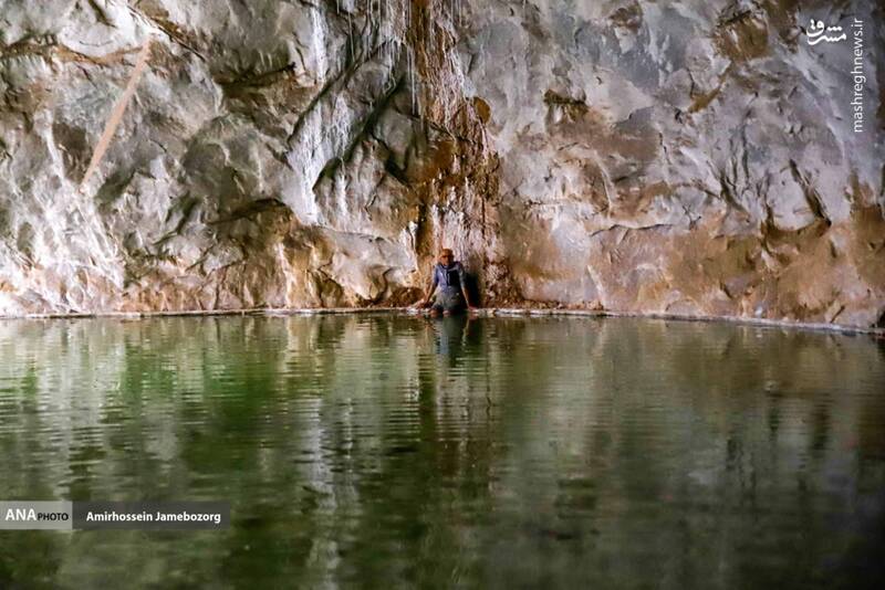 عکس/ تونل نمکی گرمسار