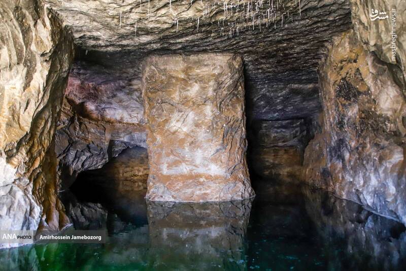 عکس/ تونل نمکی گرمسار