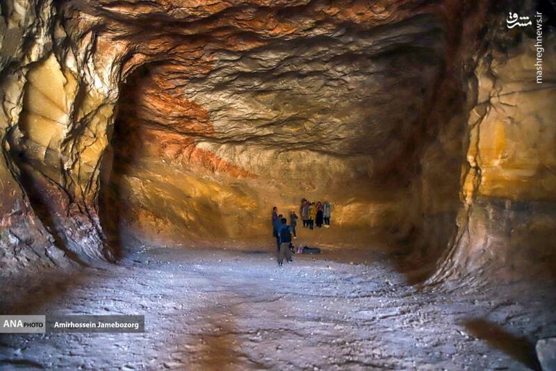 عکس/ تونل نمکی گرمسار