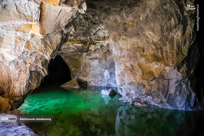 عکس/ تونل نمکی گرمسار