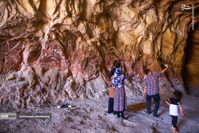 عکس/ تونل نمکی گرمسار