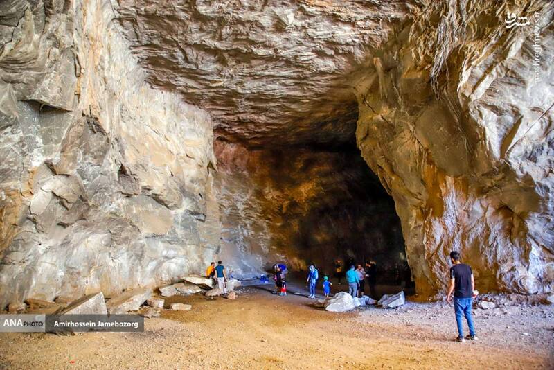 عکس/ تونل نمکی گرمسار