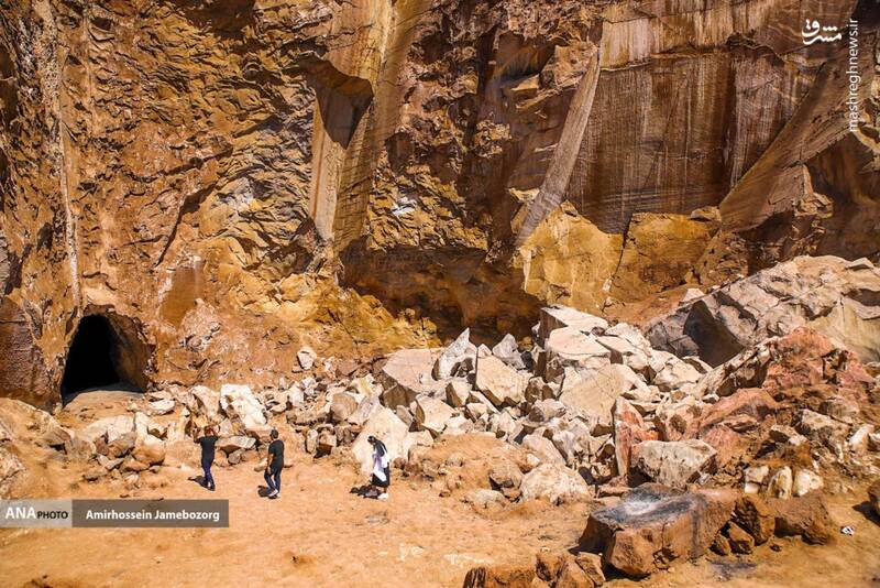 عکس/ تونل نمکی گرمسار