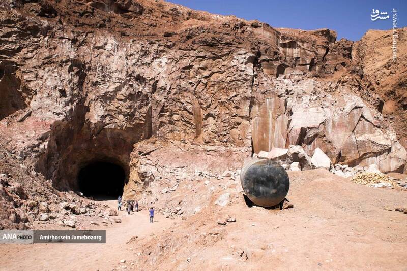 عکس/ تونل نمکی گرمسار