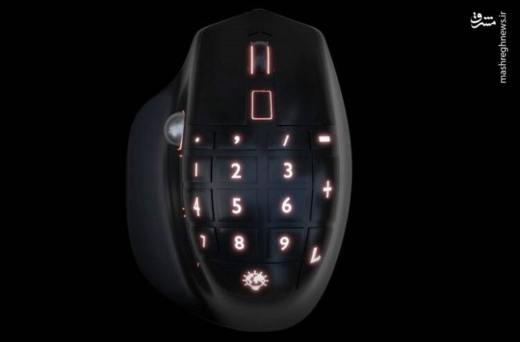 ماوس جدید که روی آن صفحه کلید است +عکس