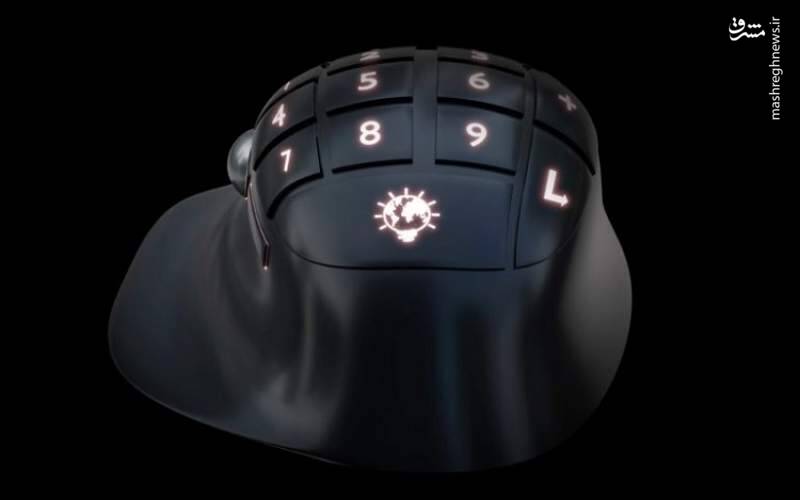 ماوس جدید که روی آن صفحه کلید است +عکس