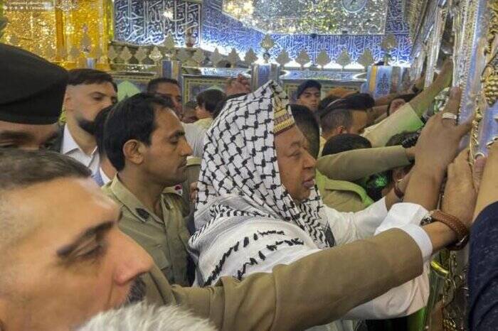 دبیرکل اوپک با لباس عراقی و ماموریتی غیر رسمی اما جدی در بغداد