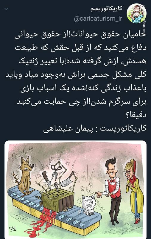 از چی حمایت میکنید دقیقا؟+کاریکاتور