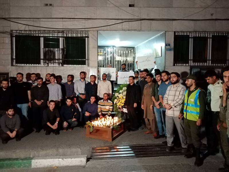 ابراز همدردی دانشجویان ایرانی با بازماندگان زلزله افغانستان