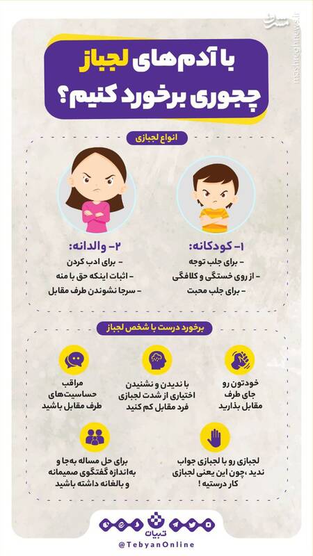 با آدمهای لجباز چجوری برخورد کنیم