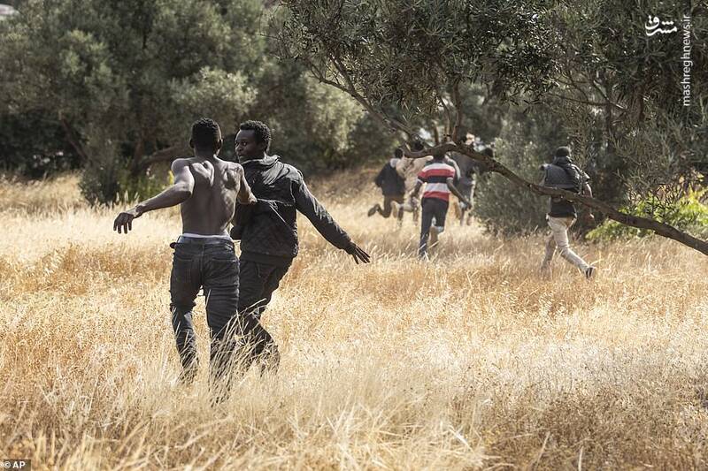 عکس/ جان باختن ۱۸ پناهجو در مرز مراکش و اسپانیا