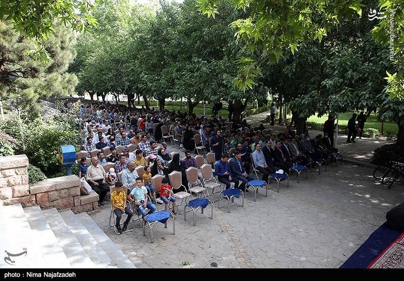 عکس/ پیاده روی خانوادگی باغبانان نمونه مشهد