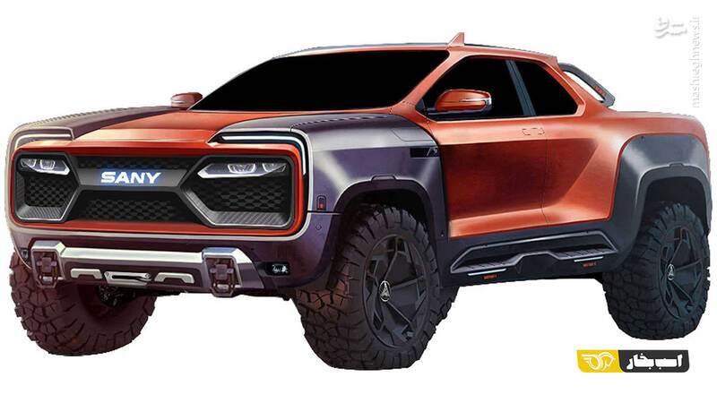 پیکاپ برقی سانی رقیب چینی تسلا سایبر تراک