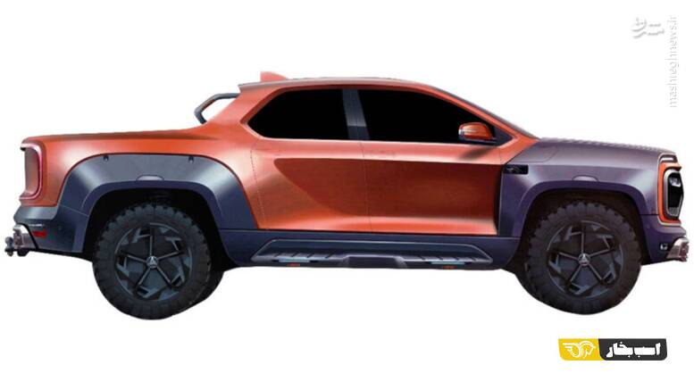 پیکاپ برقی سانی رقیب چینی تسلا سایبر تراک