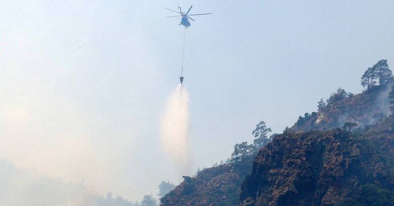 سوختن ۴۵۰۰ هکتار از جنگلهای ترکیه در آتش سوزی مشکوک