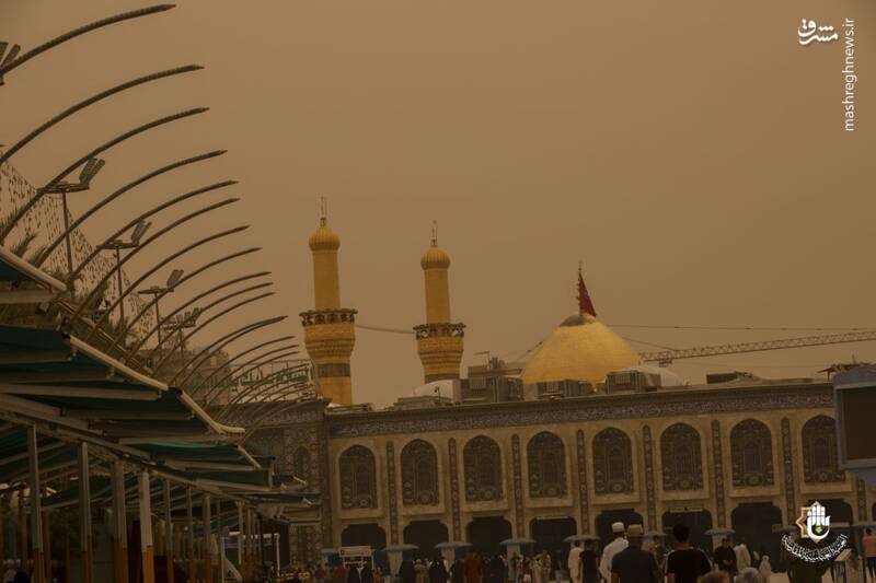 عکس/ موج جدید طوفان شن در عراق