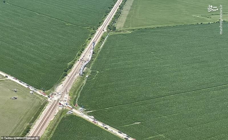 عکس/ برخورد مرگبار قطار با یک کامیون