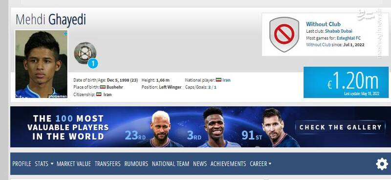 جدایی قائدی و نوراللهی از شباب الاهلی؟ +عکس