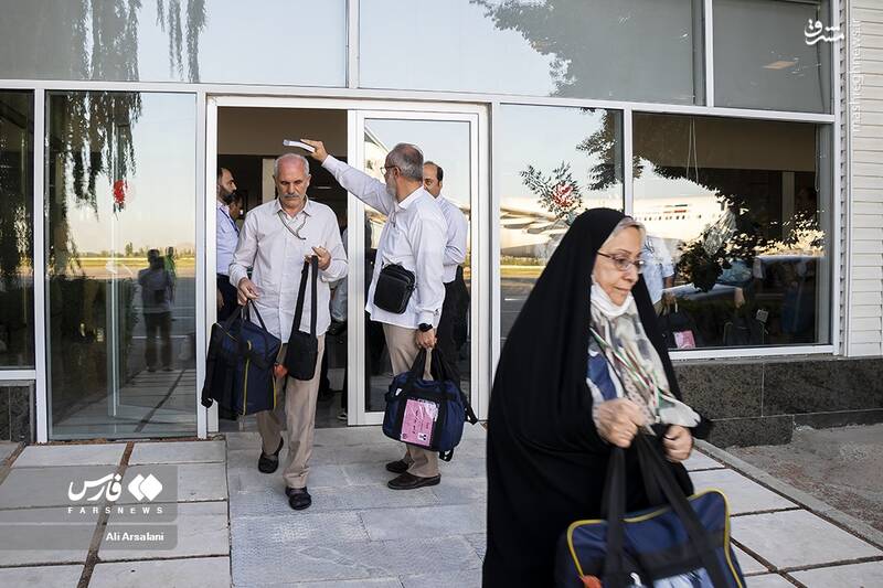 عکس/ اعزام حجاج آذربایجانغربی از فرودگاه ارومیه