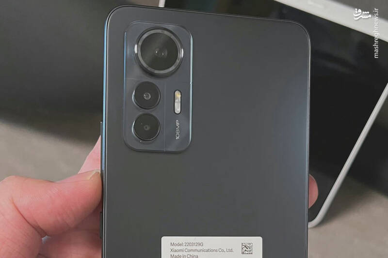گوشی شیائومی ۱۲لایت با دوربین ۱۰۸مگاپیکسلی+عکس