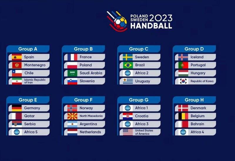 حریفان هندبال ایران در جامجهانی مشخص شد